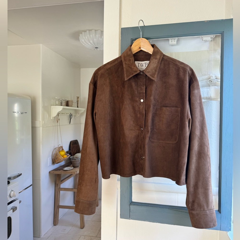 TWP Little Big Joe Suede Shirt Jacket nwt